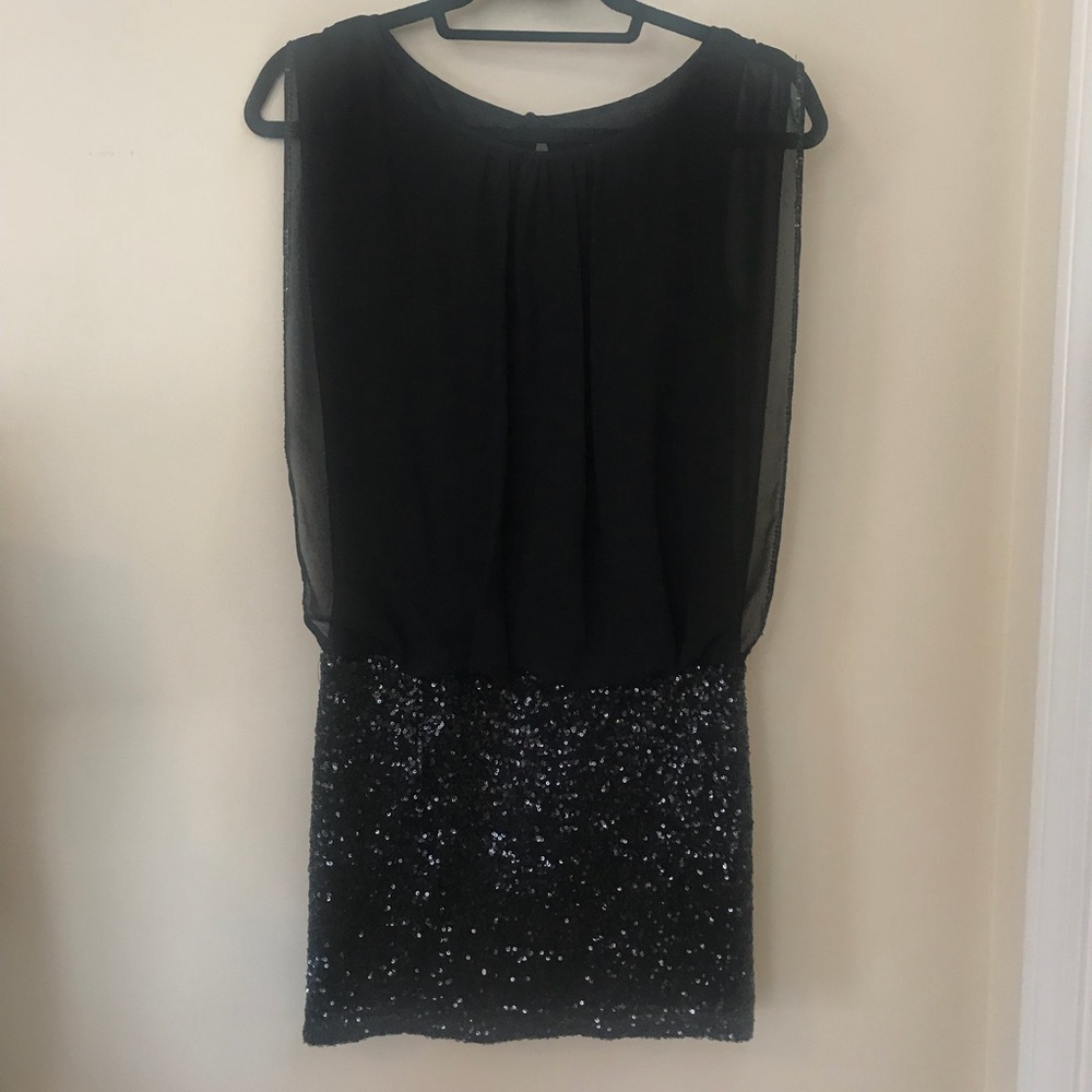 Black cocktail dress